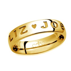 LifeLove 5.5MM 14K Gold Band