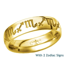 LifeSigns 5.5MM 14K Gold Band