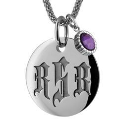 MyMonogram Gothic Pendant