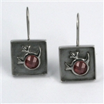 Basia's Garnet Apple Earrings