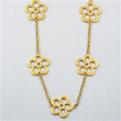 Giselle's Breezy Pensamiento Flower Necklace