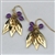 Giselle's Purple Rustling Leaves Earrings