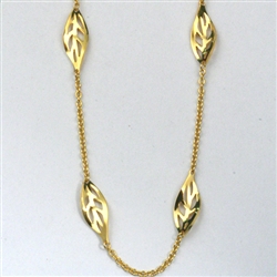 Giselle's Leaf Links Necklace