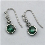 Giselle's Deep Green Pensamiento Earrings