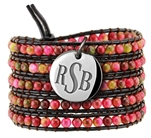 Vesta Alexandrite Iridescent Wrap Bracelet Legacy Monogram