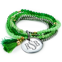 Vesta Smeraldo Legacy Tassel Bracelet