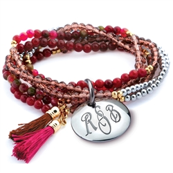 Vesta Scarlotto Nouveau Tassel Bracelet