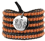 Vesta Topaz Gold Wrap Bracelet Nouveau Monogram